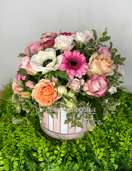 Pink flower box